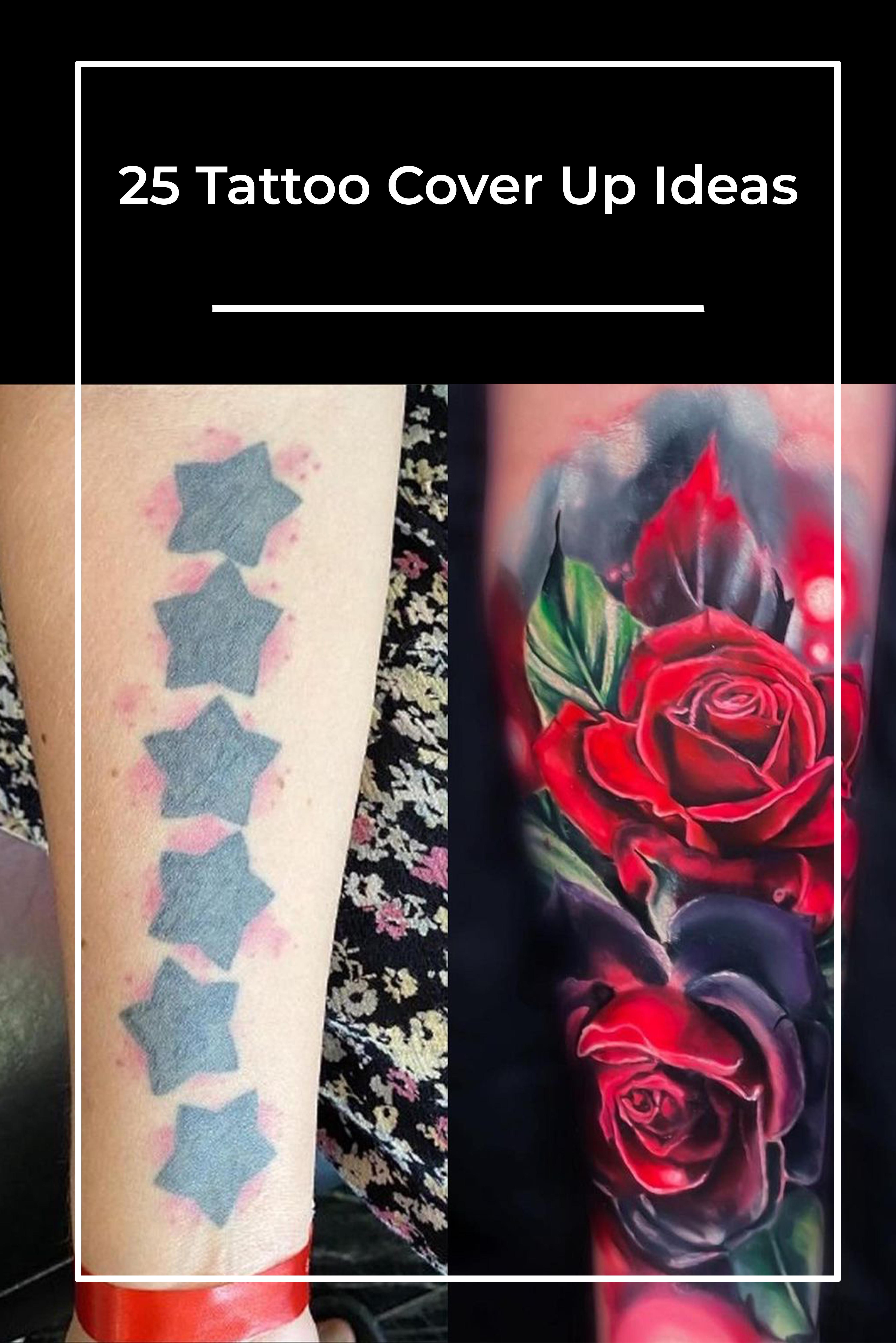 Covering A Bad Tattoo - Types Of Cover-Up Tattoos -