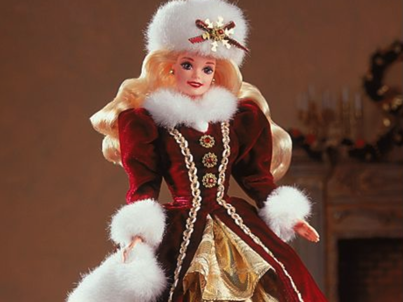 christmas barbie collection value