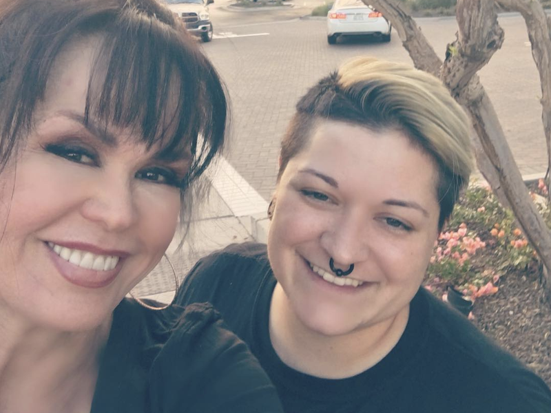 Marie Osmond with daughter Jessica Blosil in 2016.